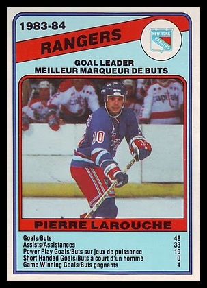 363 Pierre Larouche New York Rangers